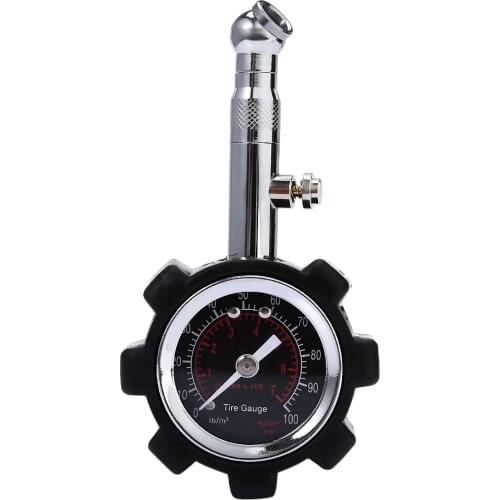 Tire Pressure Gauge Black 100 Psi for Accurate Car Air Tyre Gauge for Car Truck and Motorcycle