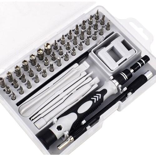 Multifunctional 52 In 1 Chrome Vanadium Steel Screwdriver Set Precision Screwdriver Electronic Equipment Repair Manual Tool