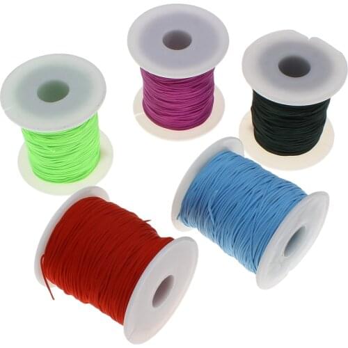 80 yards 1MM Nylon Cord String Strap Wholesale Necklace Rope Bead Fit Bracelet DIY jewelry Accessories