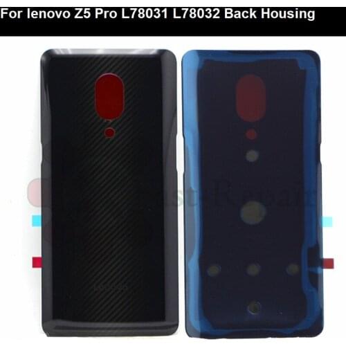 Original Best Glass Back Battery Cover Housing Door Rear Case with Adhesive tape For Lenovo Z5PRO L78031 Z5 Pro GT housing