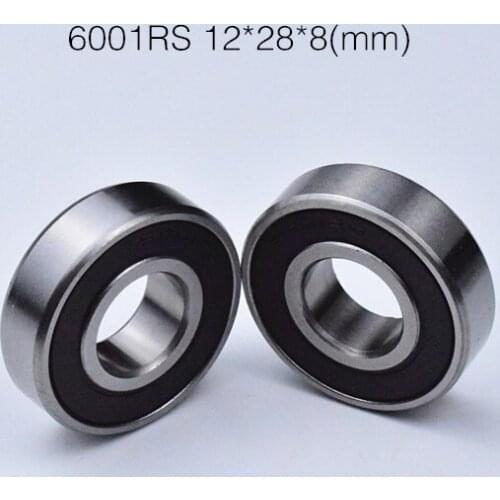 6001RS 12*28*8mm 1Piece bearing 6001 6001RS chrome steel deep groove bearing