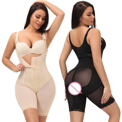 Plus Size S-XXXL Women Shapewear Tummy Suit Control Underwear Body Shaper Slimming Undershaper Corset Bodysuits Recovery Sheat