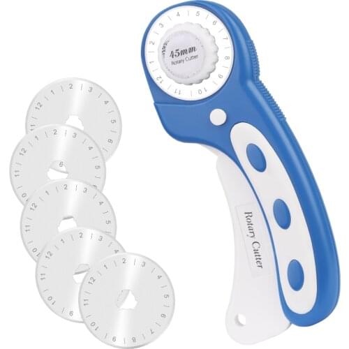 MIUSIE Roller Wheel Knife Cutting Knife For DIY Leather ,Paper And Fabric Rotary Cutter Leather Cutting Tool