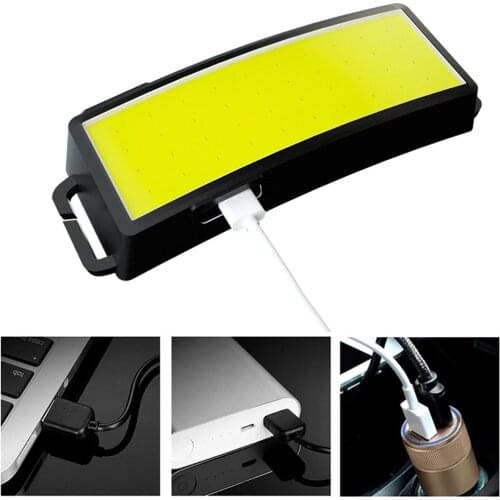 COB LED Headlight Flashlight USB Rechargeable 3 Mode Outdoor Travel Camping Hiking Torch Portable Camping Fishing Mini Headlamp