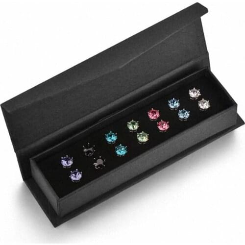 TRACYSWING Element Brand Real Austrian Crystals Fashion earrings set for a week Th-131489