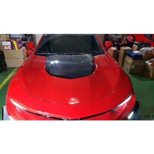 Z-ART engine bonnet for Camaro 2016-2019 steel engine hood for Camaro carbon fiber engine cover