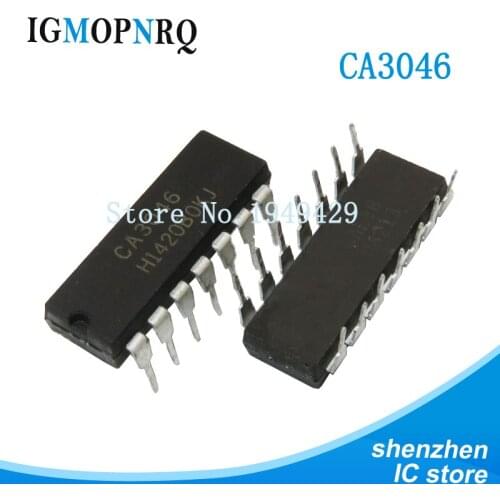 10pcs CA3046 DIP14 CA3046E DIP-14 3046E DIP new