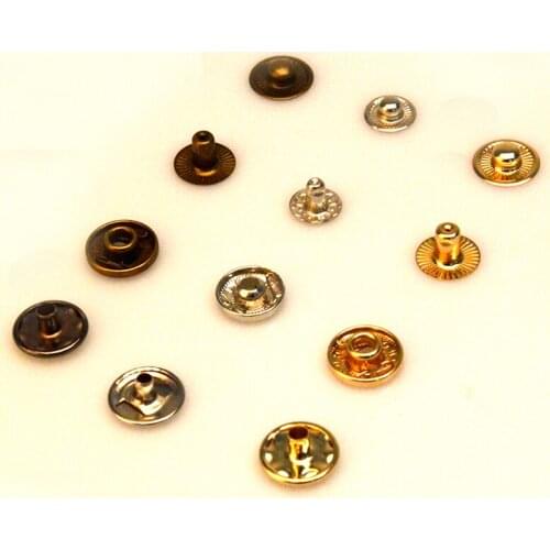 300 sets 19/32" (15mm) Cap - Snap Buttons Fastener -- Popper Press Studs