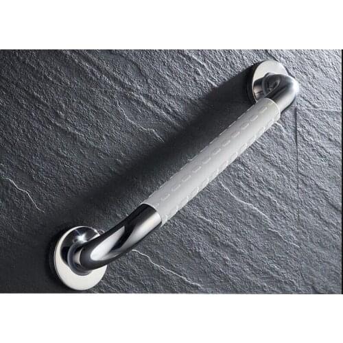 38/48cm Stainless Steel Bathroom Safety Grab Bars,Bathtub grab bars yellow/white,Toilet Non slip railing for disabled/old people