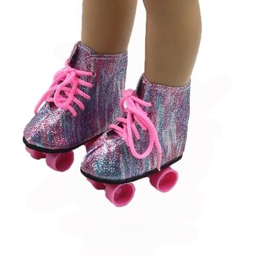 Skating Shoes Doll accessories for 18" inch american girl doll for baby gift