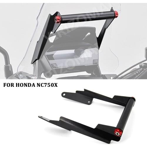 Aluminum Upper Fairing Stay Bracket GPS Mounting Bracket Holder Center Stand for Honda NC750X 2016 - 2019 Motorcycles 2017 2018