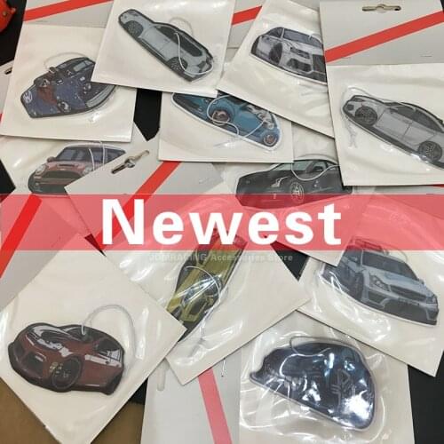 Newest Creative Racing Performance Car Air Freshener Car Perfume Diffuser Car Rear View Mirrow Pendent Air Freshener Solid Paper