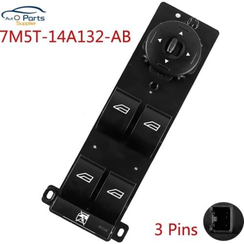 Car 7M5T-14A132-AB 7M5T14A132AB For Ford For Focus MK2 LV C-Max (2008-ON) Master Power Window lifter switch