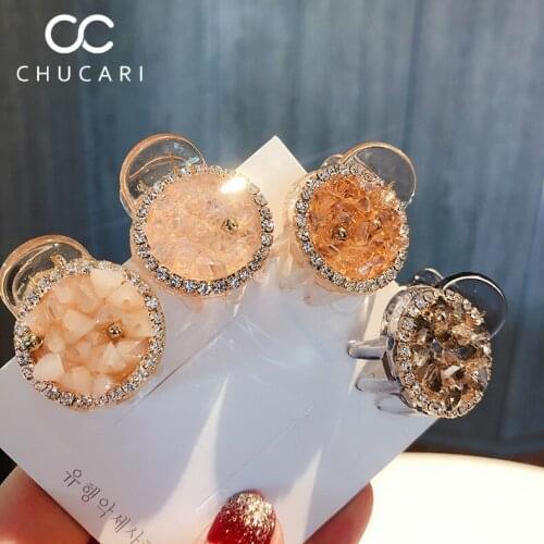 CHUCARI Fashion Bling Crystal Hairpins Headwear forWomen Girls Rhinestone Hair Clips Pins Barrette Styling Tools Accessories