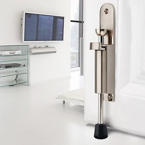 Zinc Alloy Push to Stopper Fixed Magnetic Stop Kitchen Invisible Locator Cabinet Pulls Cabinet Hardware