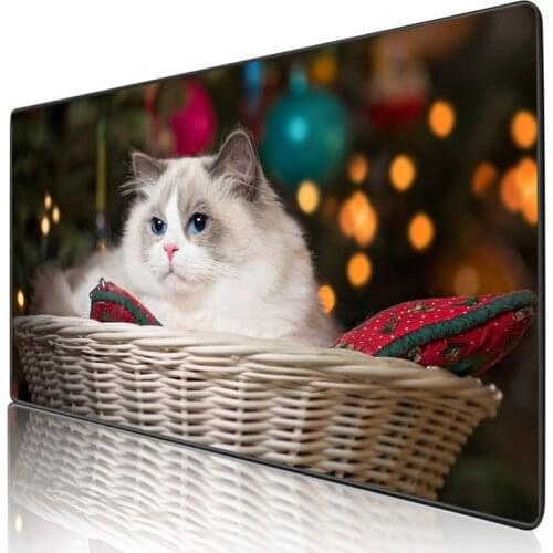 XGZ I am a fat cat and I am cute gaming Mousepad Gamer lock ege Personalized table computer keybard mouse mat HD Printing XL