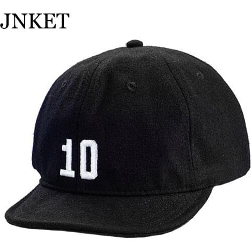 JNKET New Retro Unisex Short Visor Baseball Cap Flat Brim Cap Outdoor Sunhat Hip Hop Caps Snapbacks Hats Gorras Casquette