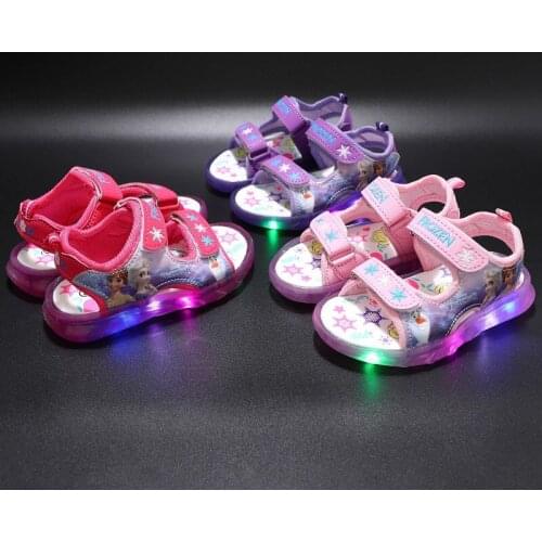 Marvel Disney Cool Spiderman Shoes Children Cute MickyMouse Lighted Kids Sandals High Quality Infant Tennis Boys Sneakers