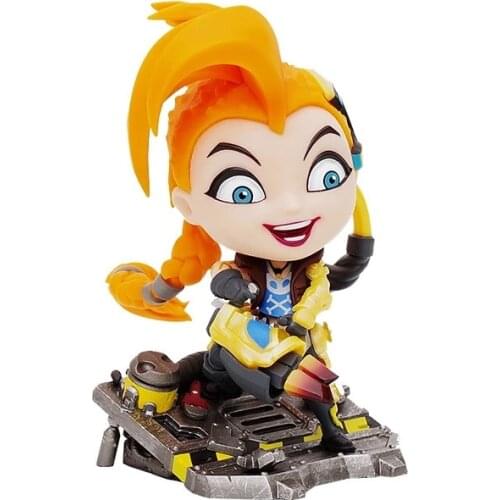 LoL League of Legends Jinx Anime Dolls Figures Collectibles Pvc Model Toys Hand-Made Model Decoration Anime Games Peripheral