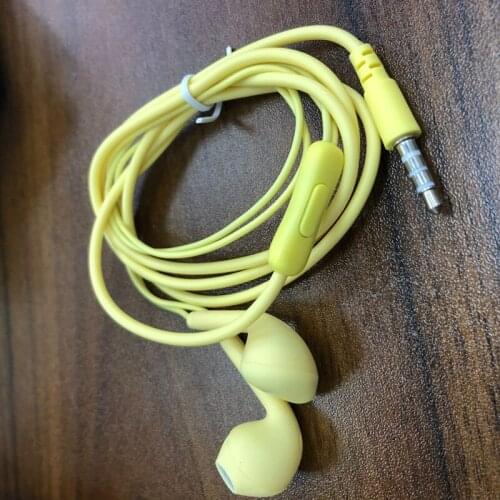 3.5mm HIFI Headset Over Ear Sound Music with 1.2m Earphone Cable Wired Earphones suitable for IOS Huawei vivo oppo wire-control