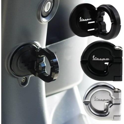 New CNC Aluminum Alloy Scooter Motorcycle Helmet Hooks Crochet Locks Parts For Vespa GTS 300 300/ie GTS300 GTV LX LT Accessories