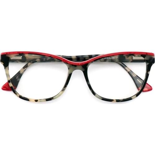 Handmade Cat Eye Glasses Frames Acetate Optical Eyewear Men Retro Multicolored Computer Eyeglasses Myopia Full Spectacles