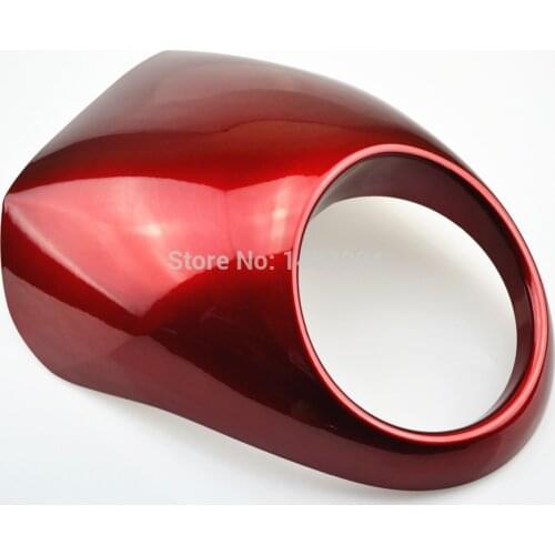 Motorcycle Front Cowl Fork Headlight Fairing Custom Mask Case for Sportster Dyna FX/XL 883 883L Red NEW