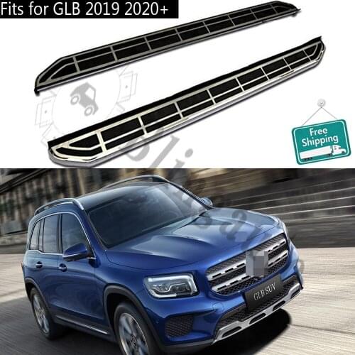 Running board fits for M.ercedes Benz GLB 2019 2020+ side steps nerf bar car pedal side stairs side bar 2PCS