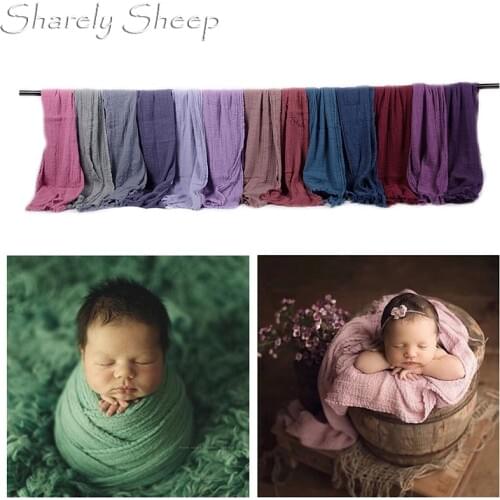 Newborn Photography Props Stretch Wraps Baby Girl Boy Photo Shoot Posing Wraps bebe fotoshooting Baby Photo Props Accessories