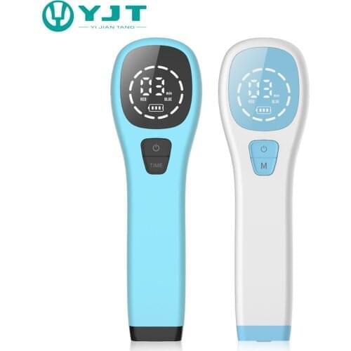 Handheld Pain Relief Wound Dark Under-eye Circles Crows Feet Wrinkles Led Healing Light Therapy Facial PTD Red Light Machine