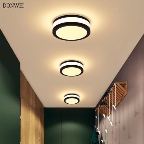 Modern 12W LED Ceiling light for Hallway Balcony Corridor Coffe Shop Bedroom Square Round Acrylic Indoor Decoration Ceiling lamp