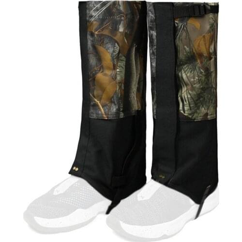 Hiking Leg Gaiters Adjustable Climbing Skiing Shoes Cover Waterproof Trekking Foot Guard Cover Snow Boot Legs Protection Guard