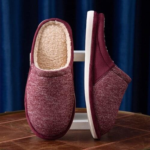 Womens Winter Home Slippers Indoor Bedroom Couples Floor Shoes Soft Warm Plush Indoor Female Comfortable Hoose Flats Slipper