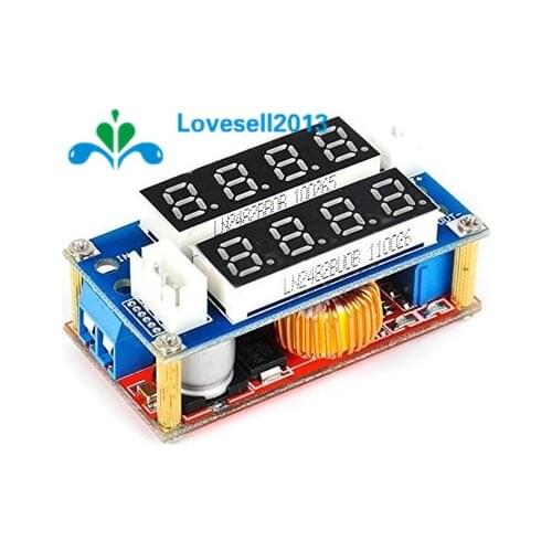 1 Pieces Adjustable Max 5A Current Voltage Display Step Down Module LED Panel Step-Down Charging Board Module