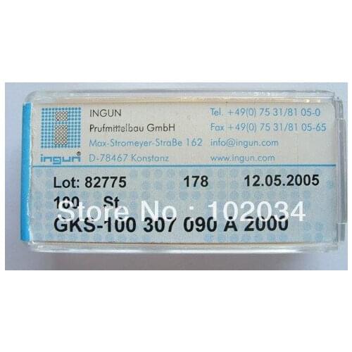 100PCS/LOT INGUN GKS-100-307-090 GKS-100 307 090 150 A 2000 Spring Test Probe Pogo Pin made in Taiwan