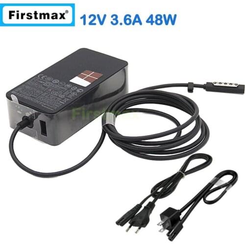 12V 3.6A 45W ac Adapter For Microsoft Surface Pro 1 2 10.6" Windows 8 Tablet 1514 1536 1601 RT RT2 US EU plug Cord charger
