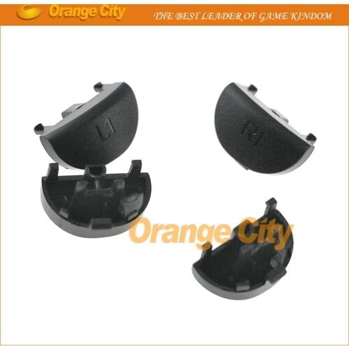 2 in 1 Black L1 R1 Trigger Buttons Repair Replacement Parts For Play Station 4 PS4 Controller 5sets=10pcs