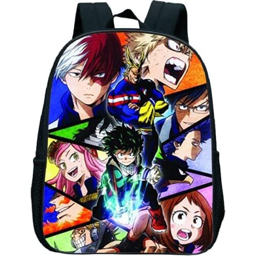 2020 Small Backpack Boku No Hero Academia School Bags for Girls Boys Toddler Back Pack Kawaii Primary Kindergarten Backpack Kids