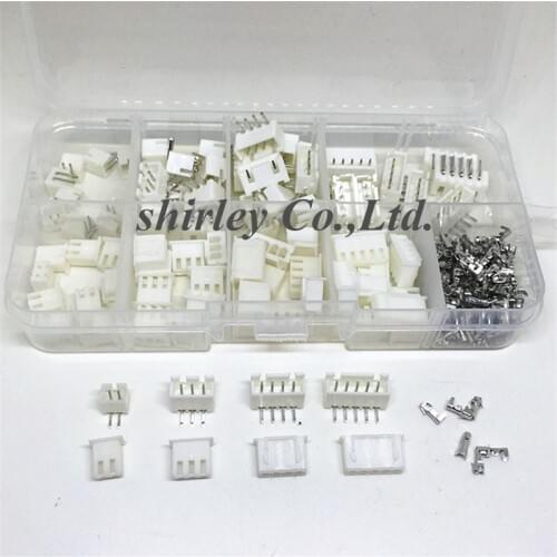 230pcs 2/3/4/5Pin JST-XH 2.54mm Dupont Connector Male/Female Wire Cable Jumper Pin Header Housing Connector Terminal Kit