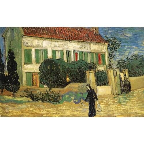 Bigger is Better 400x300MM Magnets JM10045 Painting_of_Vincent_Van_Gogh_-_White_house