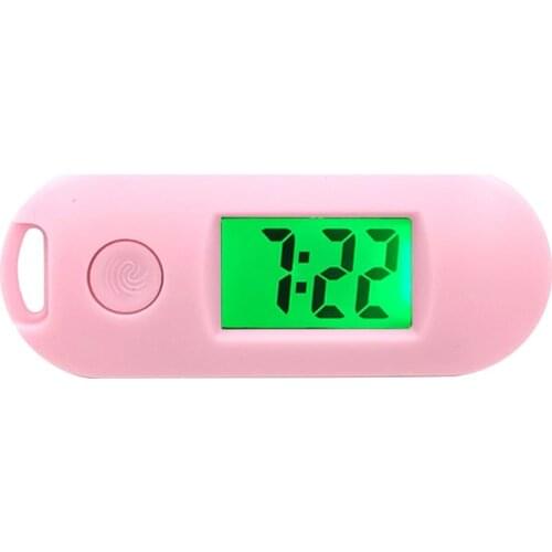 Student Keychain Watch Digital Electronic Watch Quiet Test Pocket Watch High Light Transmission Glass Pocket Watch