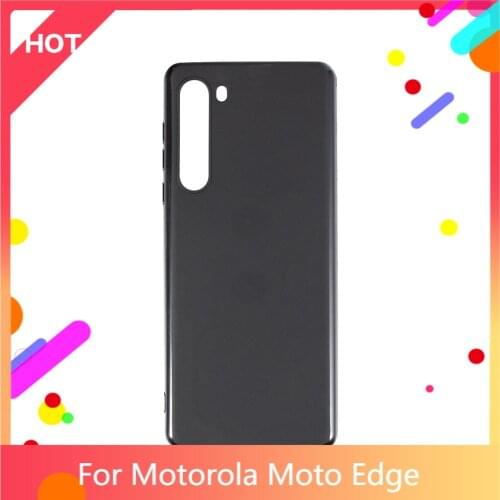 Moto Edge Case Matte Soft Silicone TPU Back Cover For Motorola Moto Edge Phone Case Slim shockproof