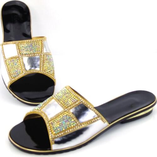 Doershow most popular African sandals for party,top quality fashionable ladies shoes!factory price low heels sandals!!!DD1-52