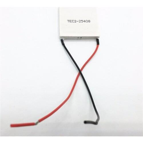 2PCS Double-layer Semiconductor Refrigeration Sheet TEC2-25408 40 * 40MM 12V8A Temperature Difference 80 Degrees