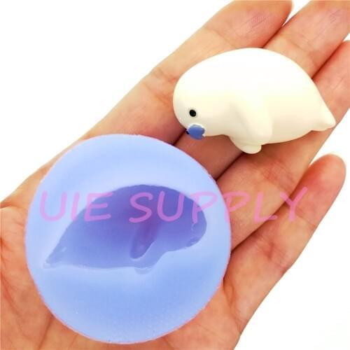 DYL865U Seal Sea Dog Silicone Mold Chocolate Candy Fondant Cake Decorating Marshmallow Resin Aromatherapy Candle 40.0mm x 24.0mm