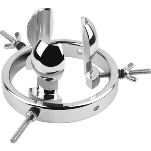 Extreme Anal Vaginal Dilator Vaginal Speculum Mirror Adult Metal Anus Pussy Dilator Anal SM toy For Woman utt Expansion Device