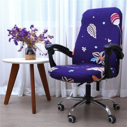 S/M/L Size Elastic Spandex Chair Cover Anti-dirty Office Lift Computer Seat Chair Cover Dustproof Removable Slipcovers One-piece