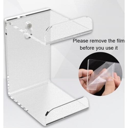 Game Controller Holder Wall Mounted Acrylic Headset Stand Hanger Space Saving Gamepad Holder Wall Mount For PS4 Xbox One Switch