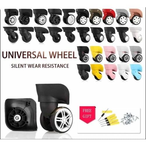 Trolley wheels travel luggage luggage wheels wheels mute wheels universal replacement mute 20 inch 28 inch