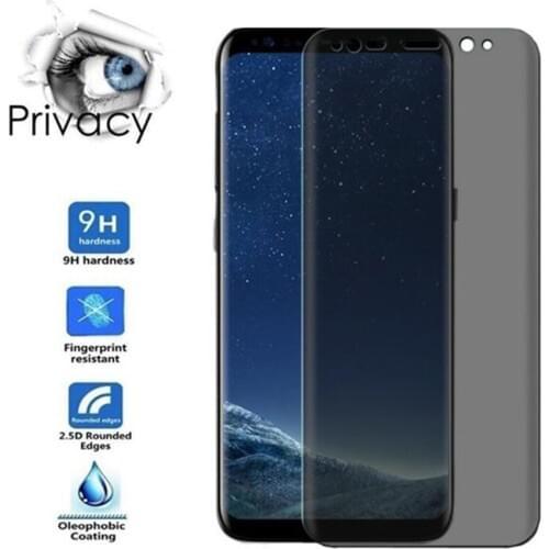 Privacy Tempered Glass for Samsung Galaxy A50 A30 A40 A10 A70 A80 A90 3D Curved Anti Glare Peep Screen Protector A50 A70 A90 A80